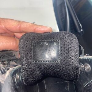 Prada Black Men’s Lace-Up Boots